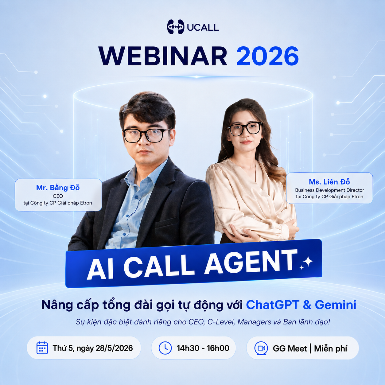 uCall Webinar AI Call Agent